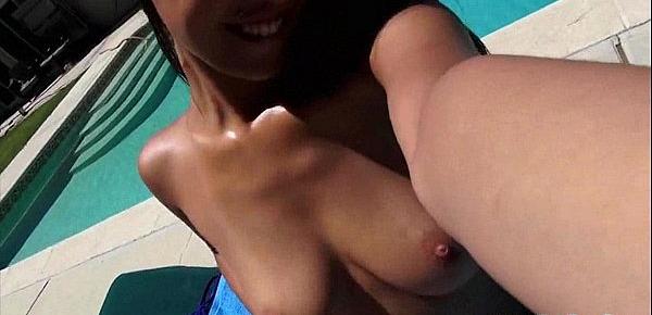  Asian amateur poolside anal sex Sharon Lee 1 2